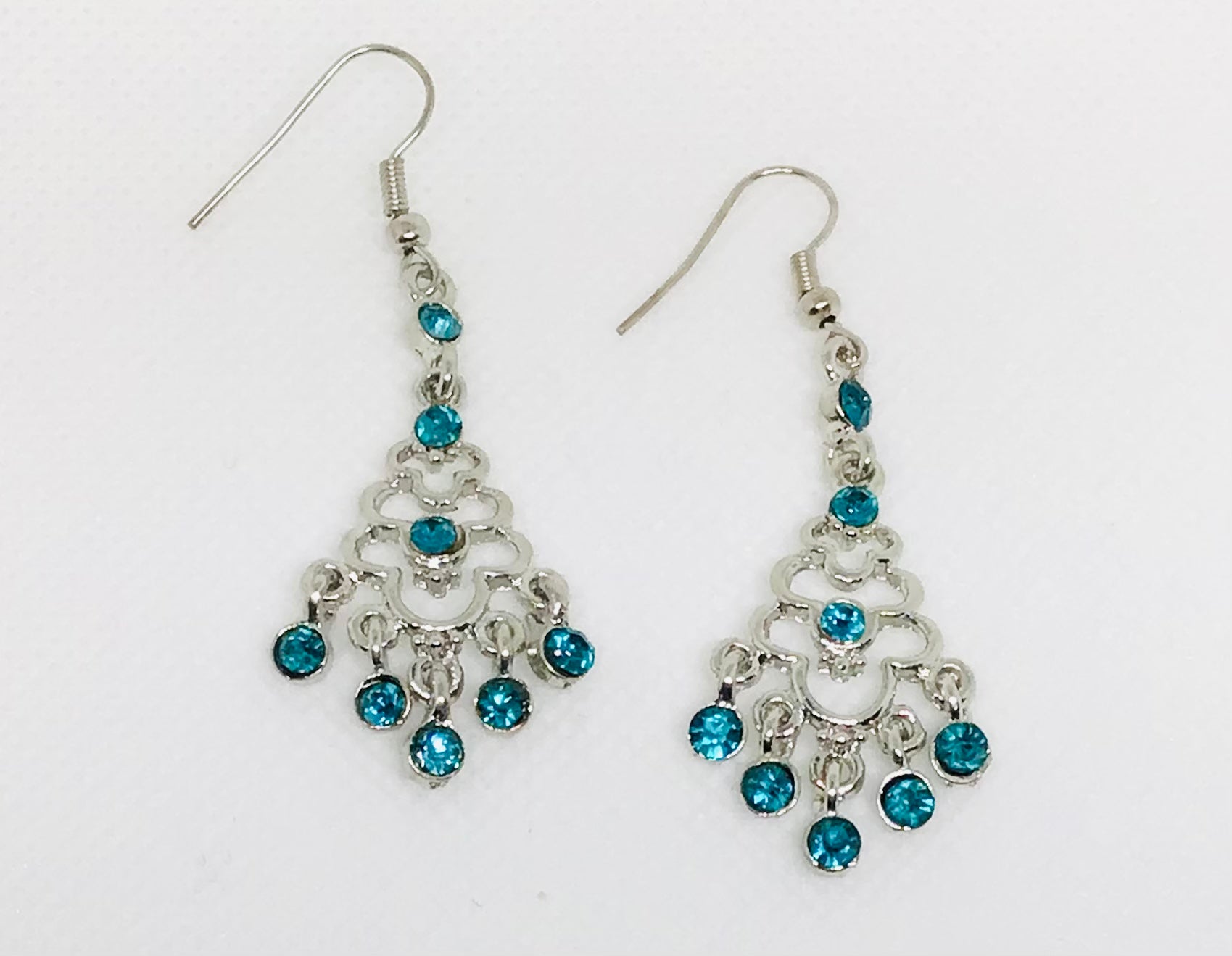 Adeline Shimmer Chandelier Earrings