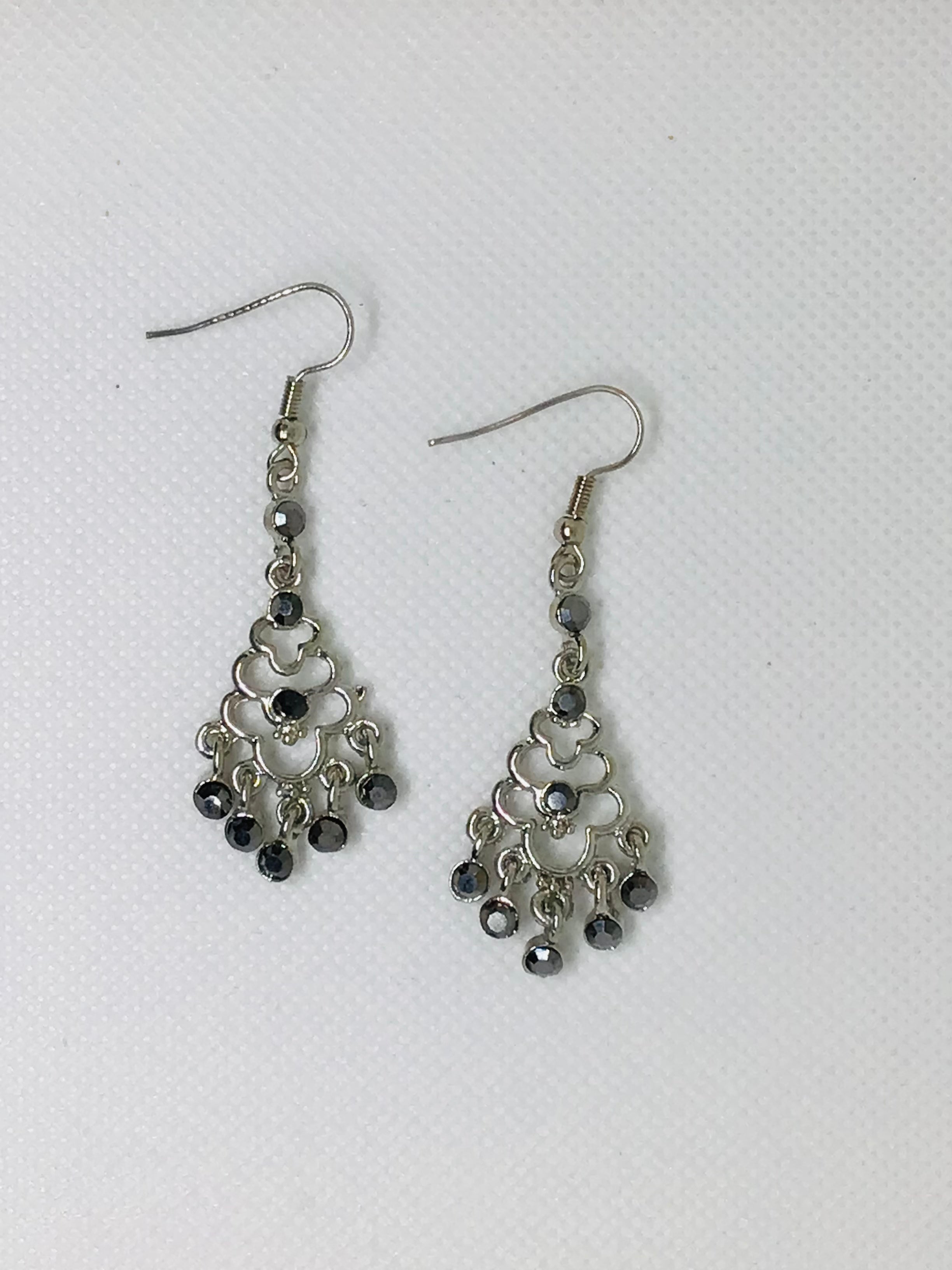 Adeline Shimmer Chandelier Earrings