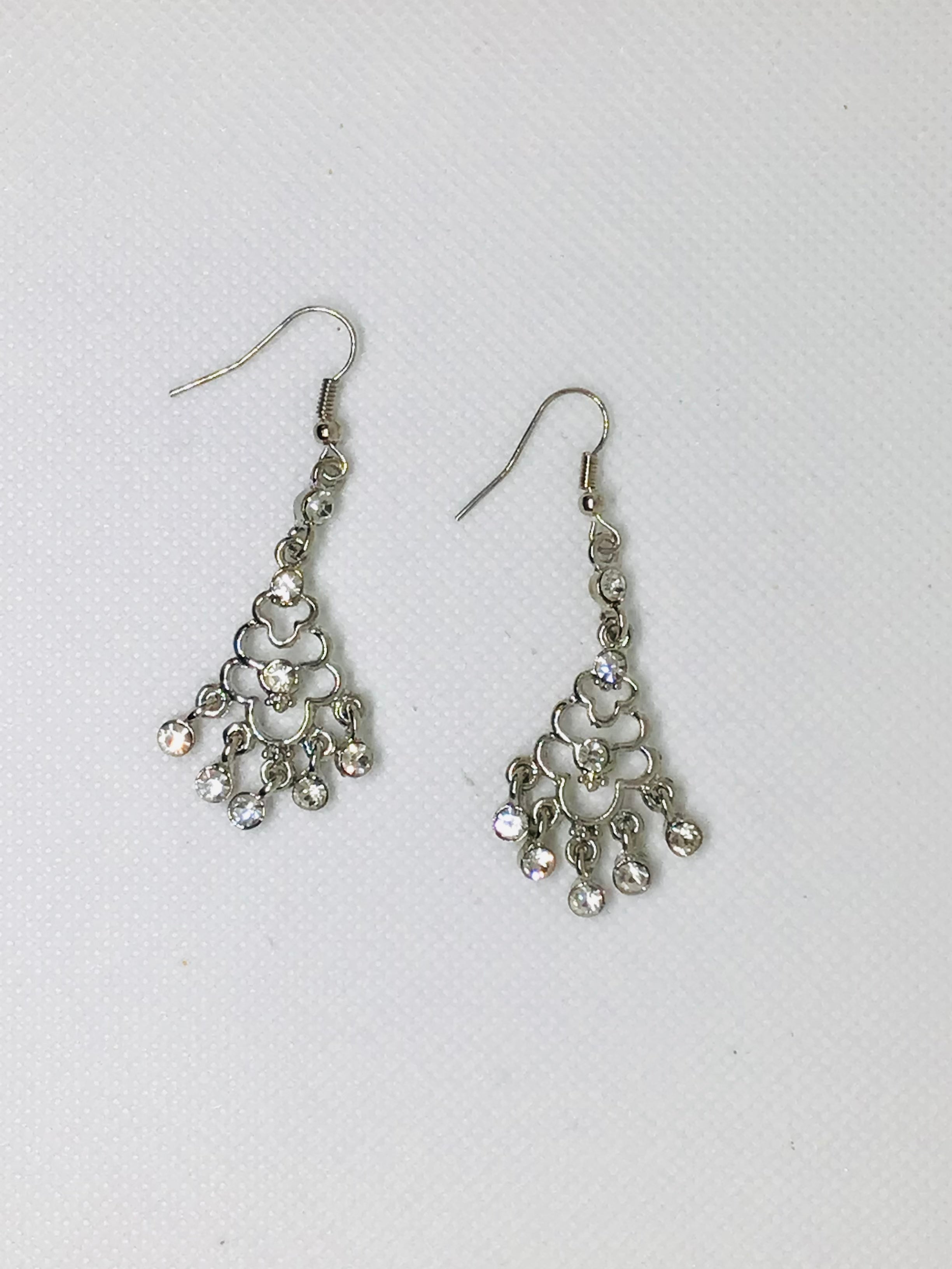 Adeline Shimmer Chandelier Earrings