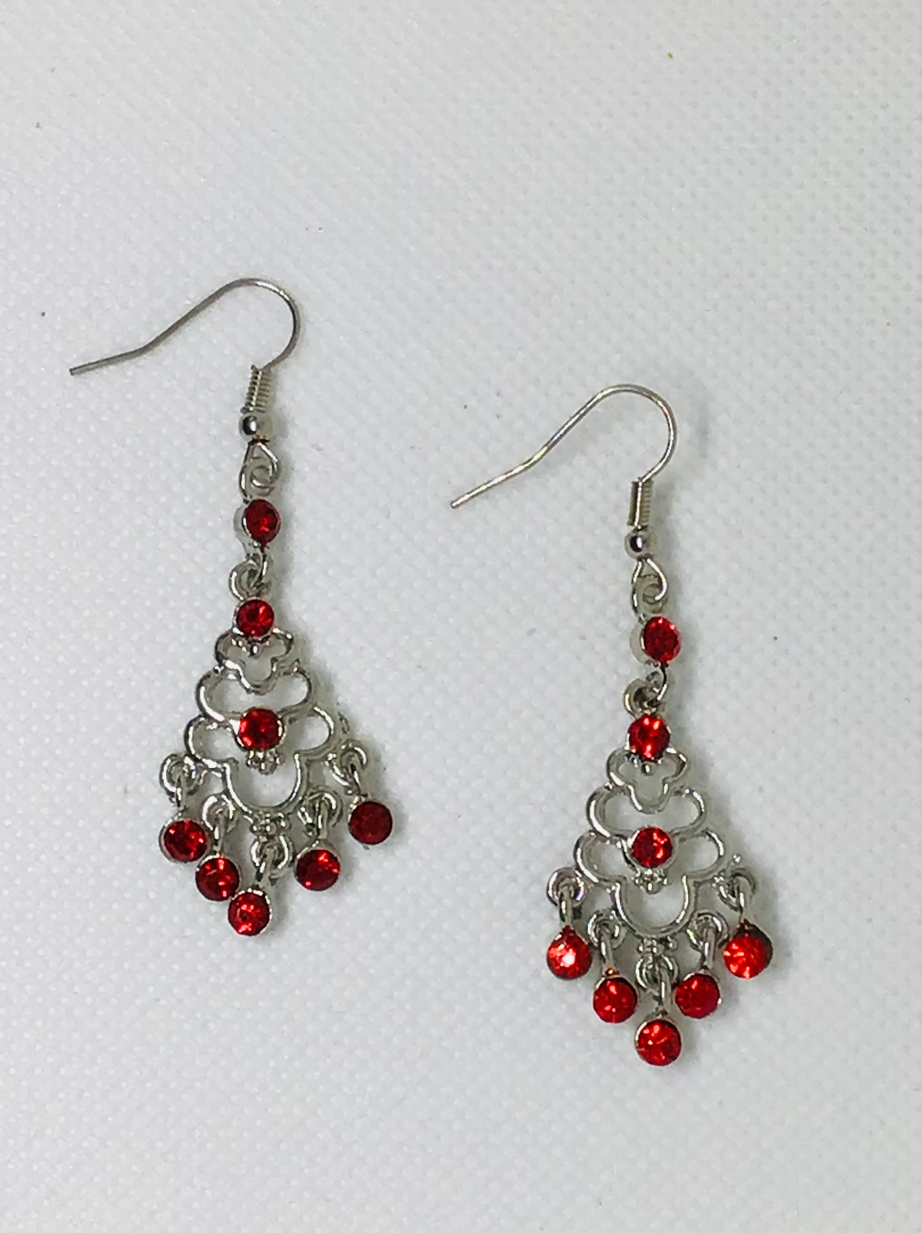 Adeline Shimmer Chandelier Earrings
